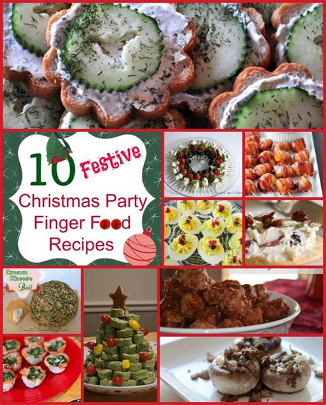 When it comes to christmas parties, finger foods are a safe choice for less mess and more enjoyment as a host. Classical Homemaking: 10 Festive Christmas Party Finger Food Recipes