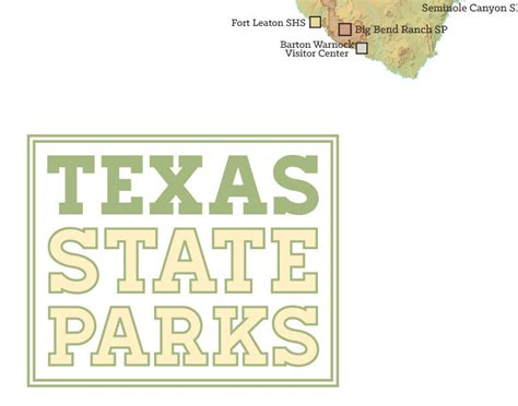 Texas State Parks Map 11x14 Print Best Maps Ever