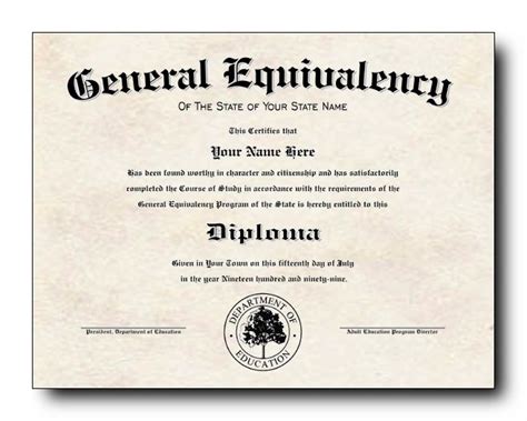 Certificates are documents that celebrate excellence. Will obtain GED Certificate | High school equivalency ...