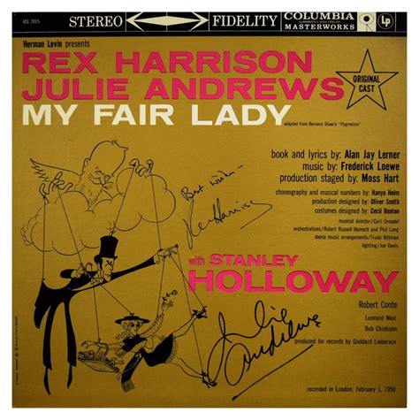My Fair Lady Original Soundtrack Audrey Hepburn Rex Harrisonrock Star Gallery