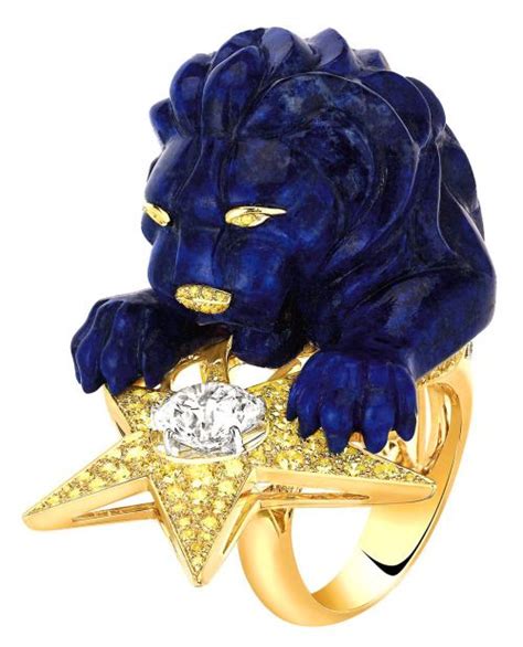 Chanel Lapis Lazuli Lion Ring Sous Le Signe Du Lion Fine Jewellery