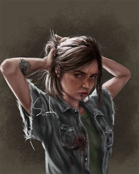 Grown Girl Ellie From The Last Of Us Apocalypse Akali League Of Legends The Lest Of Us