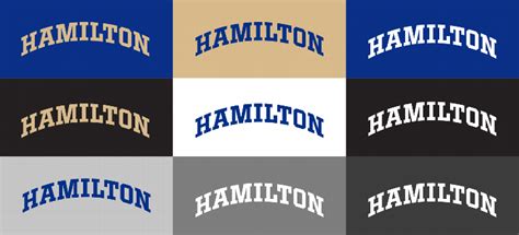 Athletics Graphics Athletics Wordmark Hamilton College