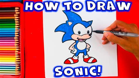 How To Draw Sonic For Kids Free Printable Sonic The Hedgehog Coloring