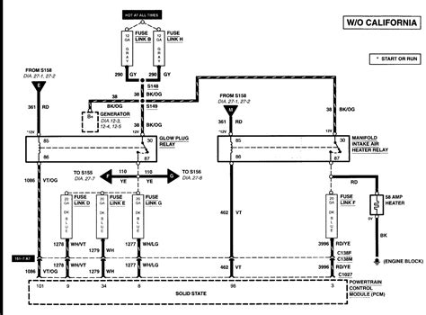 1999 73 Powerstroke Glow Plug Relay Wiring Diagram Collection
