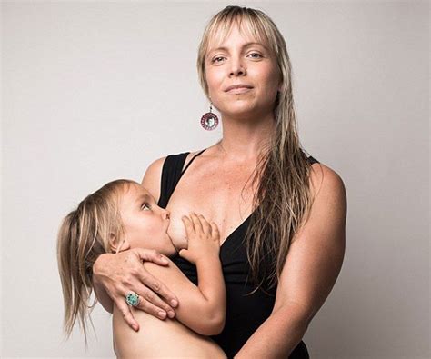 Women Shares Proud Portrait Breastfeeding Son Breastfeeding Photos