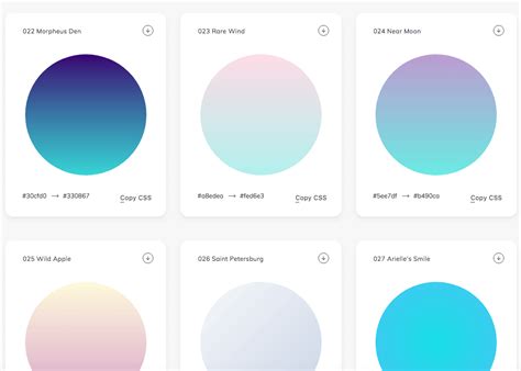 Web Gradients Is A Free Collection Of 180 Linear Gradients