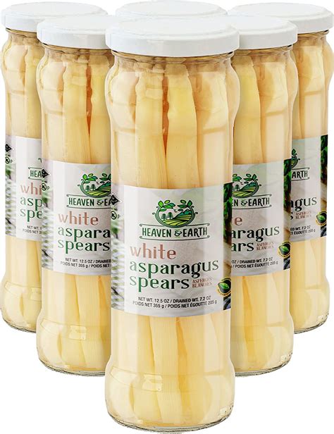 Canned Food Canned White Asparagus Whole 370ml In Glass Jar China