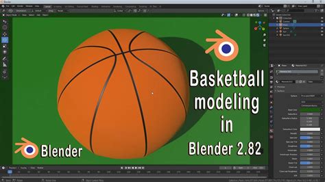 How To Make Basketball In Blender 2 82 Basketball Modeling Tutorial