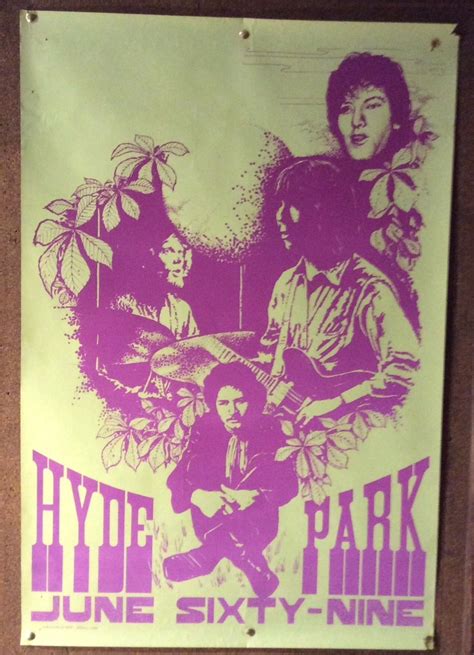 blind faith hyde park original poster eric clapton ginger baker steve winwood ebay rock poster