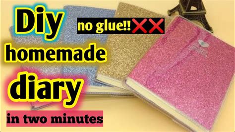 Diy Homemade Diaryhow To Make Diary At Homediy Simple Homemade Diary