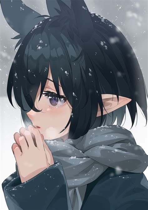Fondos De Pantalla Anime Chicas Anime Fondo Simple Nieve O 237 Dos De