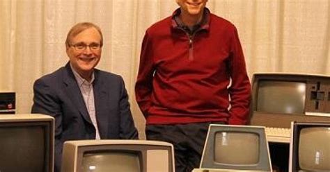 Bill Gates And Paul Allen Recreate Classic Photo From Early Microsoft