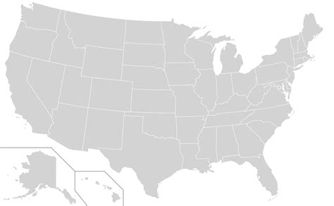 Estados Unidos Mapa Outline PNG Imagem Transparente PNG Arts