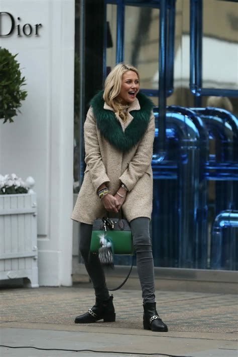 Stephanie Pratt On The Set Of New Made In Chelsea In West London
