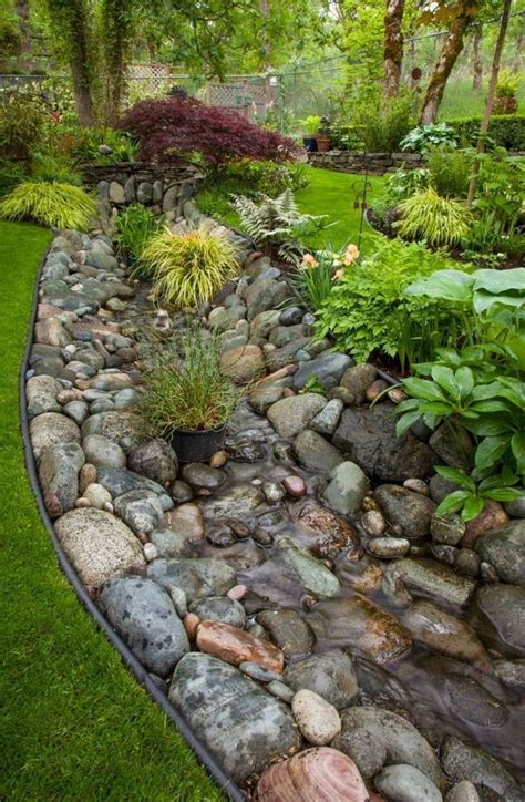 Inspiring Dry Riverbed And Creek Bed Landscaping Ideas 57 Small