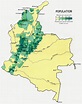 Colombia Population Density Map - Map Distance
