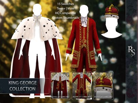 Ts4 King George Collection Revolution Sims On Patreon Sims Medieval