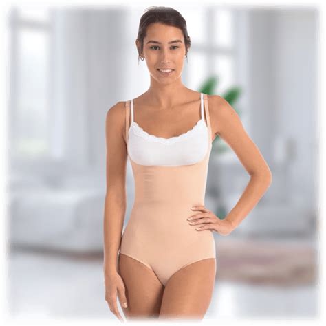 Body Beautiful Wear Your Own Bra Bodysuit Shaper With Targeted Double Panel