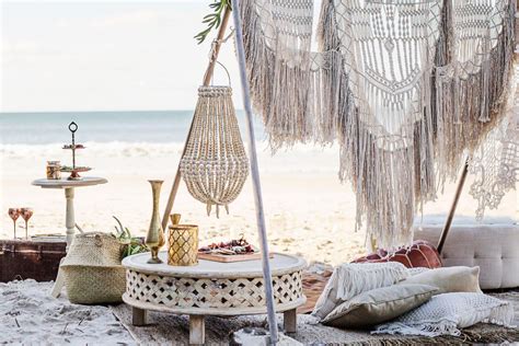 Boho Beach Picnic Styled Shoot Boho Picnic Beach Picnic Picnic Set