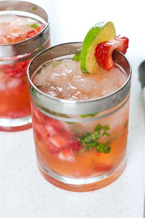 They're crisp and cool, but tonic water is loaded with carbs. Skinny Strawberry Basil Margarita - A light, refreshing ...