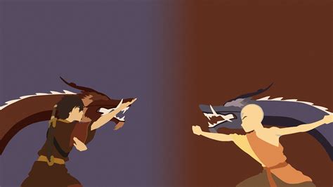 Atla The Dancing Dragon Aang And Zuko Wallpapers By Damionmauville