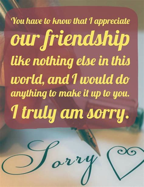Forgive Me Sample Apology Letters To A Good Friend