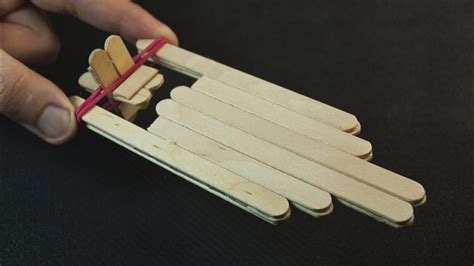 How To Make A Wooden Toy Boat Using Popsicle Sticks Youtube