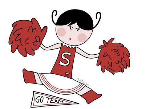 Cheerleader Cartoon Clipart 20 Free Cliparts Download Images On