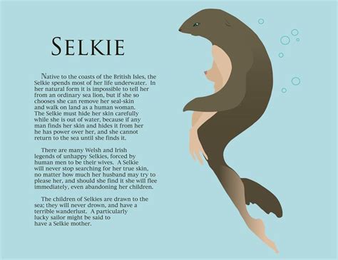 Selkie By Frigga Mythology Mythological Creatures Irish Mythology