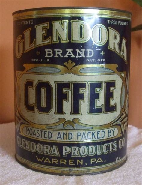 Glendora Brand Coffee Coffee Stands Coffee Tin I Love Coffee Vintage