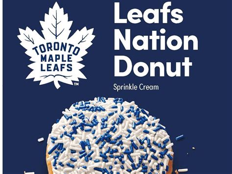 Tim Hortons Launches Leafs Nation Donut To Help Spur On Maple Leafs