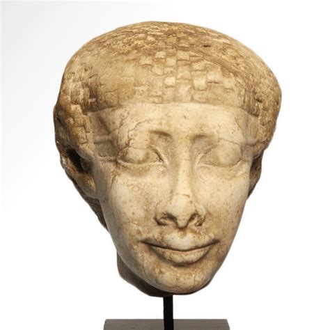 Ancient Egyptian Limestone Head Of A Man Catawiki