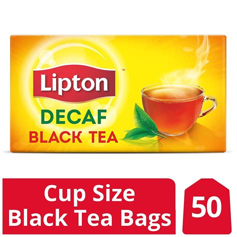 Lipton Black Tea Bags Decaffeinated 50 Ct