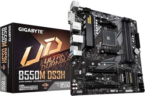 Gigabyte B550m Ds3h Amd Ryzen Micro Atx Ultra Durable Motherboard