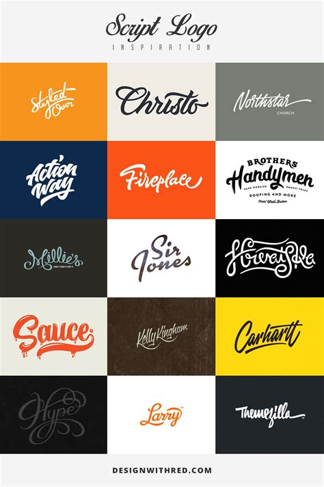 50 Creative Script Logo Design Inspiration Script Logo Design Script