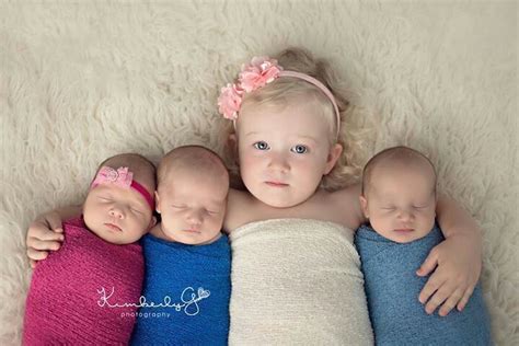 Triplets And Sibling Triplets Photography Newborn Baby Photography