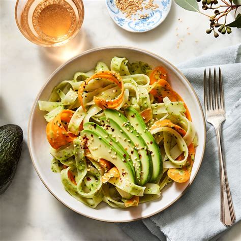 Avocado And Green Curry Noodle Salad Recipe