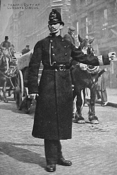 a british policeman directing traffic c 1890s 1900s thewaywewere