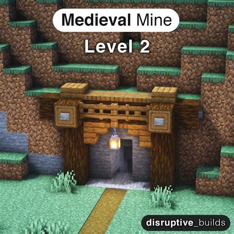 Here Are 4 Levels Of A Medieval Mine Entrance Rminecraftbuilds