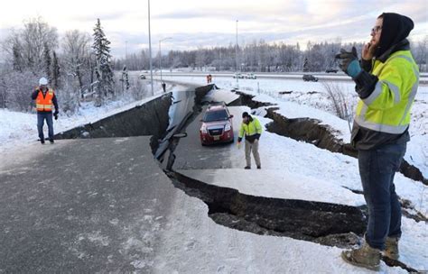 Monster Earthquake Shakes Anchorage Alaska Widespread Damage
