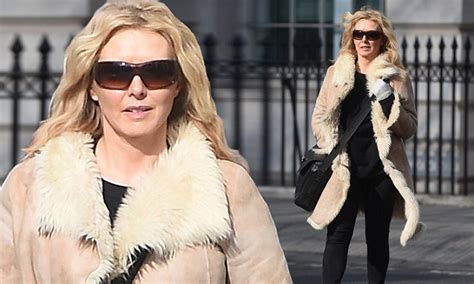 Carol Vorderman Puts A Glamorous Touch On Her Winter Wardrobe Daily