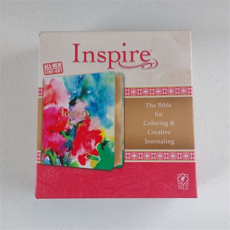 Nlt Inspire Prayer Bible The Bible For Coloring And Creative