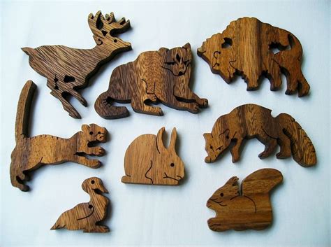 Free Scroll Saw Animal Puzzle Patterns Woodworking Projects And Plans