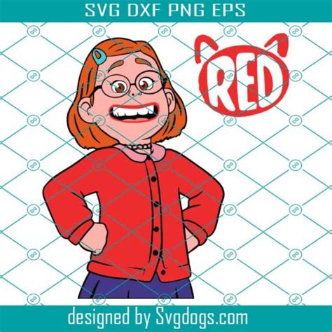 Turning Red Svg Turning Red Pixar Svg Turning Red Characters Svg
