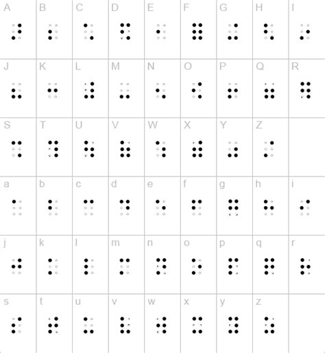 Braille Worksheet Printables
