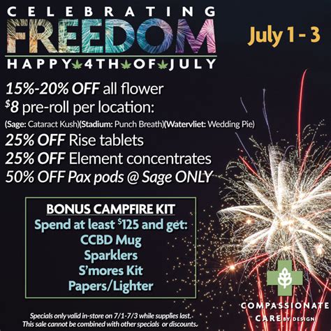4th Of July Specials Compassionate Care By Design