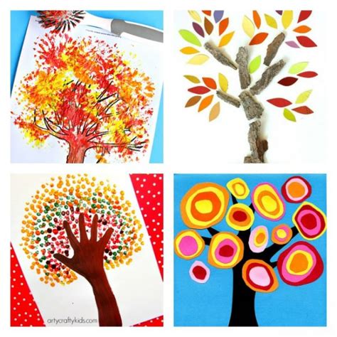 12 Autumn Tree Art Ideas For Kids Arty Crafty Kids Marine Connection