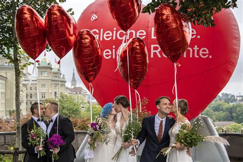Swiss Government Same Sex Couples Can Marry Starting July 1 Ap News