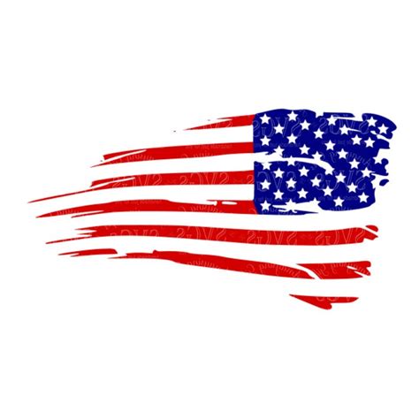 Distressed American Flag Svg Usa Flag Svg Grunge Flag